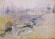 John Henry Twachtman End of Winter Spain oil painting artist